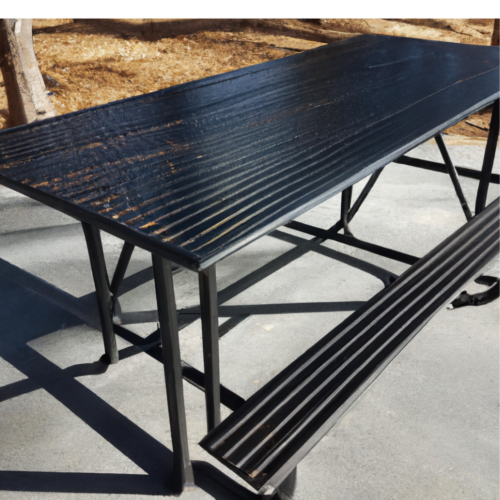 table exterieur l atelier KURUN métallerie cotes d'armor mobilier exterieur