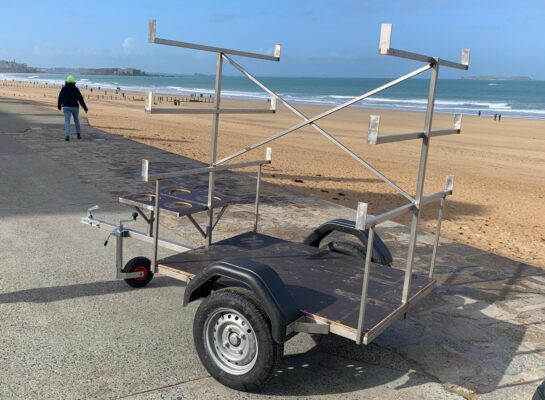 metallerie l atelier KURUN 22400 saint alban-morieux-pleneuf val andre-lamballe-nautique-nautisme-artisan-bateau-char a voile- recadrée